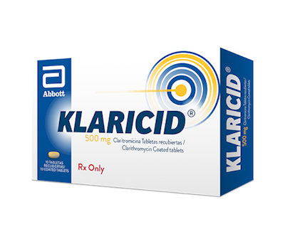KLARICID 500 MG TABLETAS VÍA ORAL
