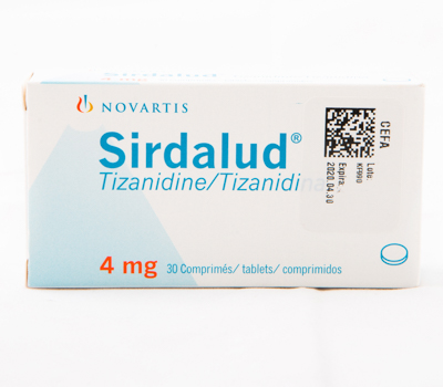SIRDALUD 4 MG TABLETAS VIA ORAL