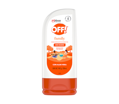 OFF FAMILY REPELENTE DE INSECTOS CREMA ALOE VERA 200 ml