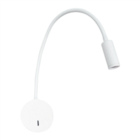 Reflector Led Brazo Flexible Blanco 3 W Luz Calida
