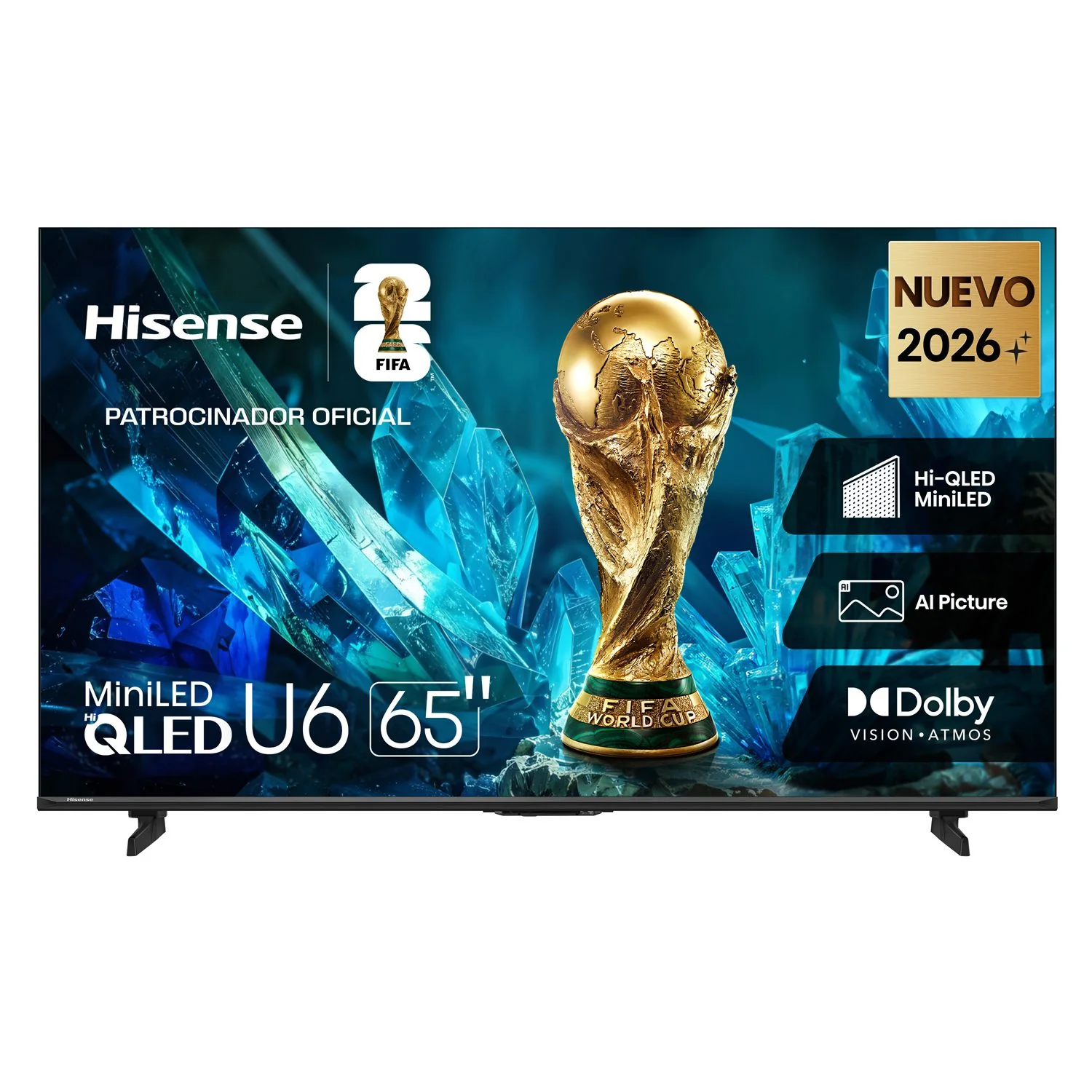 Pantalla MINI LED UHD 4K Hisense 65 Pulgadas 65U6ESV