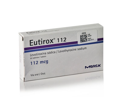 EUTIROX 112 MCG TABLETAS VÍA ORAL