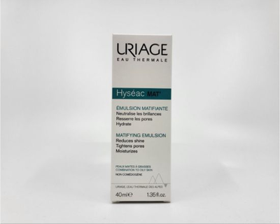URIAGE Hyseac Mat, Emulsion Matificante, 40 ml