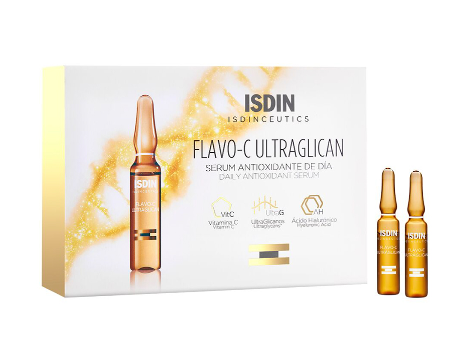 ISDIN FLAVO-C ULTRAGLICAN SERUM DÍA SOLUCION 10 AMPOLLA(S)
