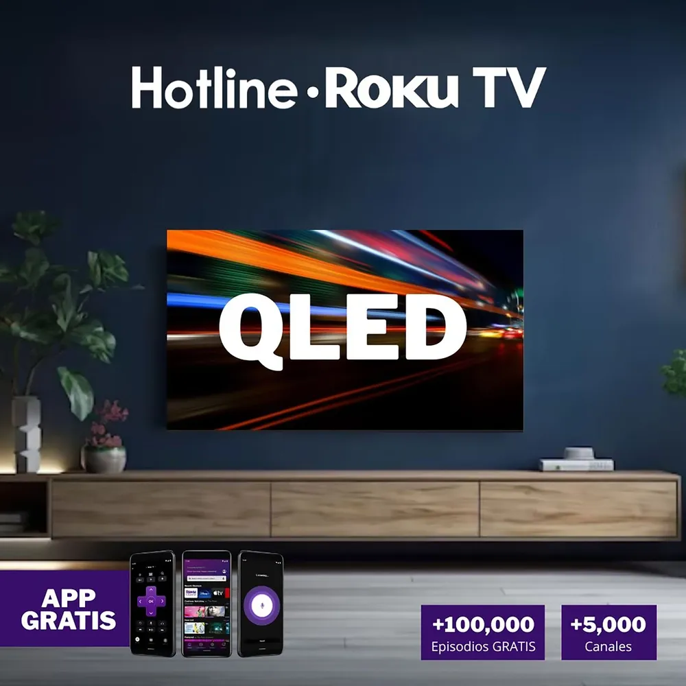 Pantalla Hotline QLED Roku - 40 Pulgadas