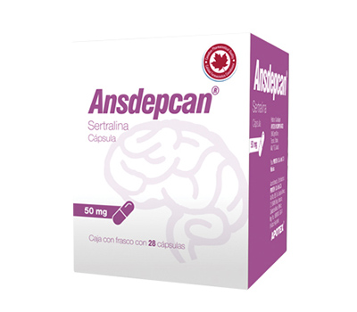 ANSDEPCAN SERTRALINA 50 mg TABLETAS VÍA ORAL