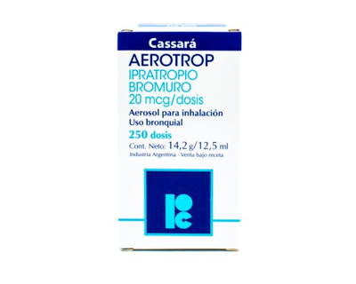Aerotrop aerosol 250 dosis