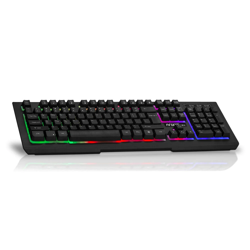 Teclado Con Cable USB Combat Gaming KB55 Argom, Color Negro