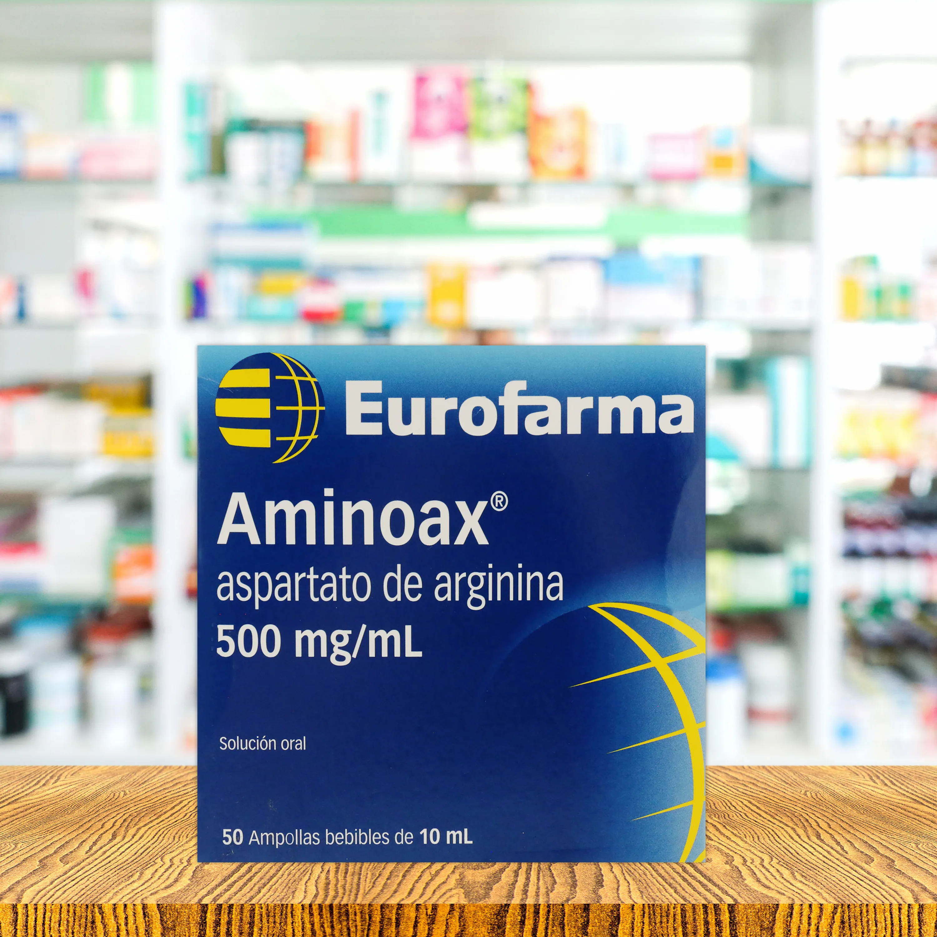 Aminoax Eurofarma ampollas bebibles 500 ml caja 10 ampollas (precio por ampolla)