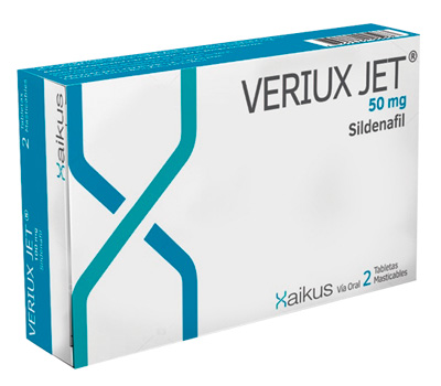 VERIUX JET 50 MG TABLETA MASTICABLE 2 UNIDADES