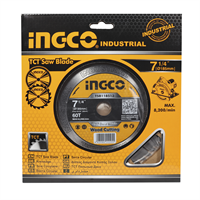 Disco Sierra Madera 7 1/4" X 5/8" 40 Dientes Ingco