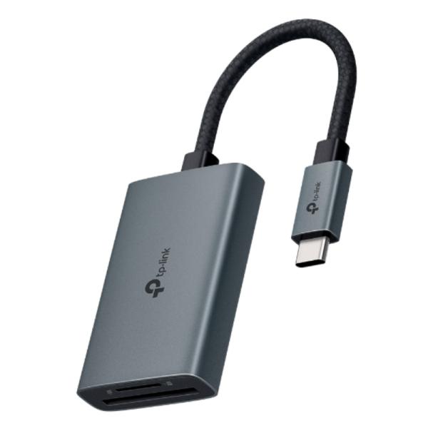 Lector de Tarjetas TP Link UA440C 3.0 / SD / Micro SD UHS-II 312 Mb/s / 5 Gbps USB-C – Gris