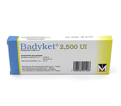 BADYKET 2500 UI INYECTABLE