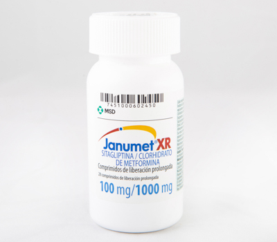 JANUMET XR 100MG/1000MG TABLETAS VIA ORAL