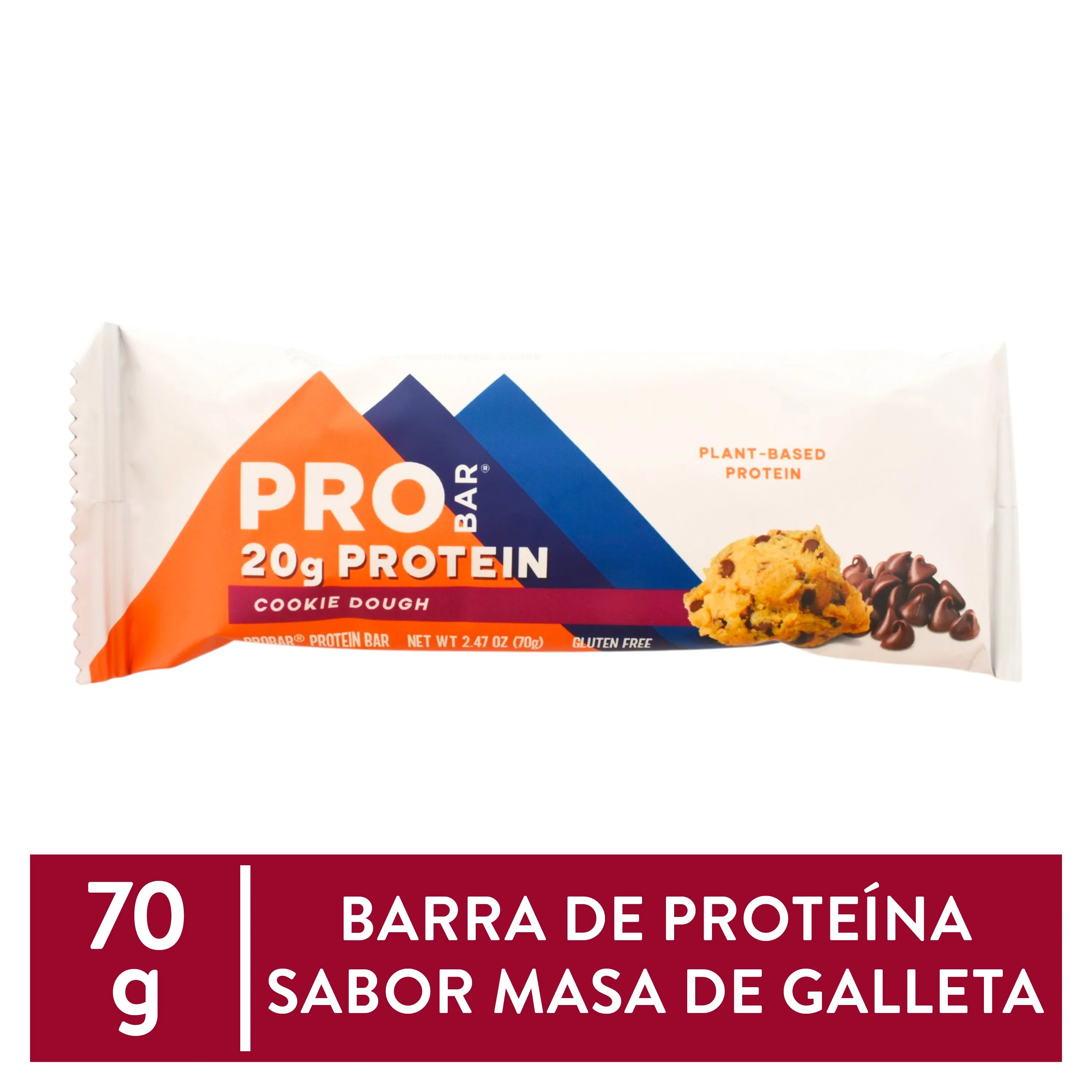 Barra de proteína Pro Bar, galleta -70g