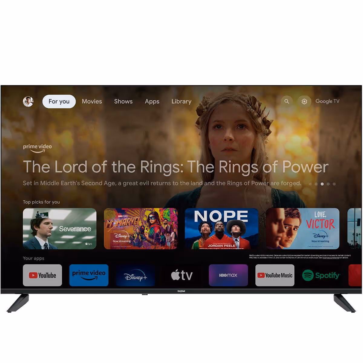 PANTALLA TELSTAR LED SMART UHD 4K – GOOGLE TV – 65″