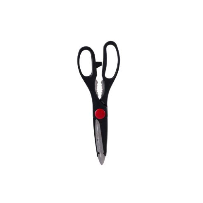 TIJERA P/COCINA MULTIUSOS 9.5/24CM MANGO NEGRO SMART COOK