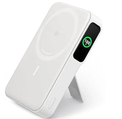 Anker PowerBank Magnetica MagGo – 10000mAh – LCD – Blanco