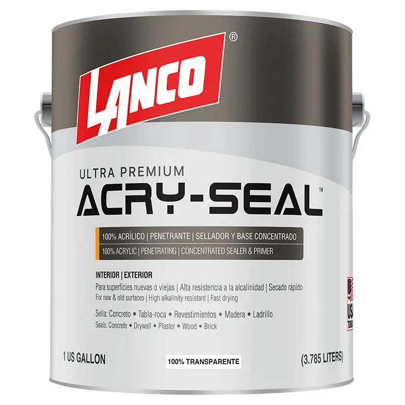 Sellador para pared acrílico Acry-Seal transparente 1 gal Lanco