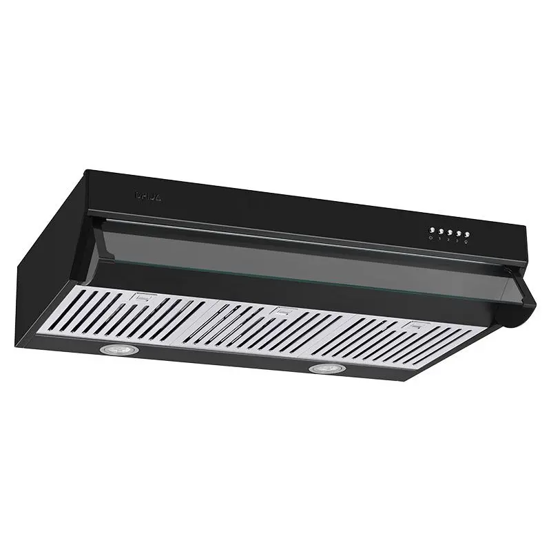 Extractor de cocina horizontal 76 cm negro 76 x 48 x 15 cm
