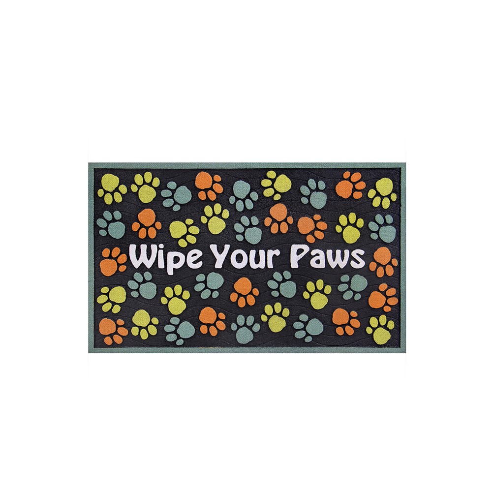 Alfombra para entrada 18x30 pulg wipe paws