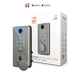 Cerradura Nexxt Exterior, Aleación de Aluminio, WiFi, ABNHS-D15