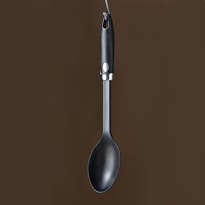 CUCHARON NEGRO CIRCULO SILVER