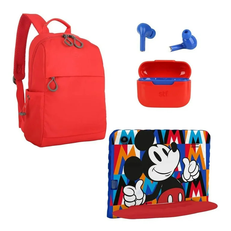 TABLET MULTILASER KIDS OCTACORE 4GB – 64GB – 8″ – ANDROID – CROSSBODY+AUDIFONOS – MICKEY