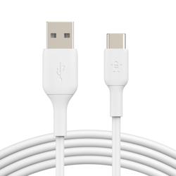 Cable USB-C a USB-A BOOST CHARGE, 1 Metro, Color blanco, CAB001