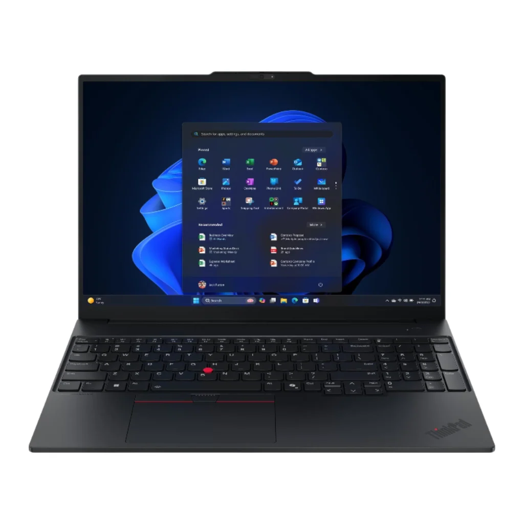 Laptop Lenovo ThinkPad E16 Gen 3 16" Core Ultra 7 512GB SSD 16GB-RAM Win 11 Pro Negra 21SR007JFJ