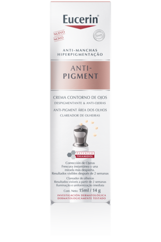 Eucerin, Anti-Pigmento, contorno de ojos, tratamiento ojeras 15ml