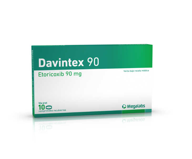DAVINTEX 90 mg x 10 COMPRIMIDOS