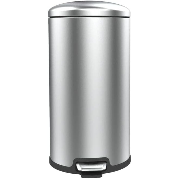 BASURERO 40L PLATA PRIMANOVA