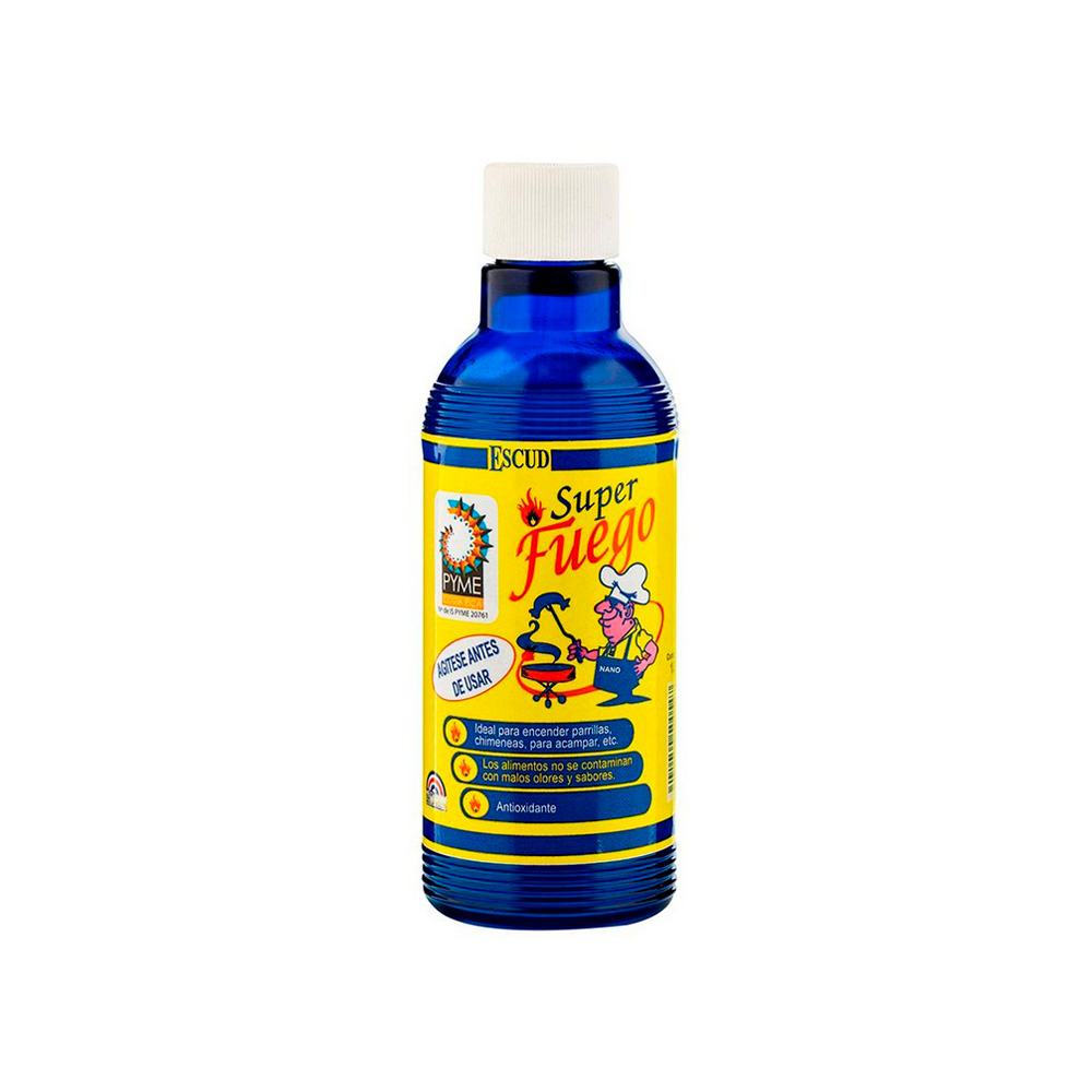 Encendedores para parrillas super fuego 180 ml