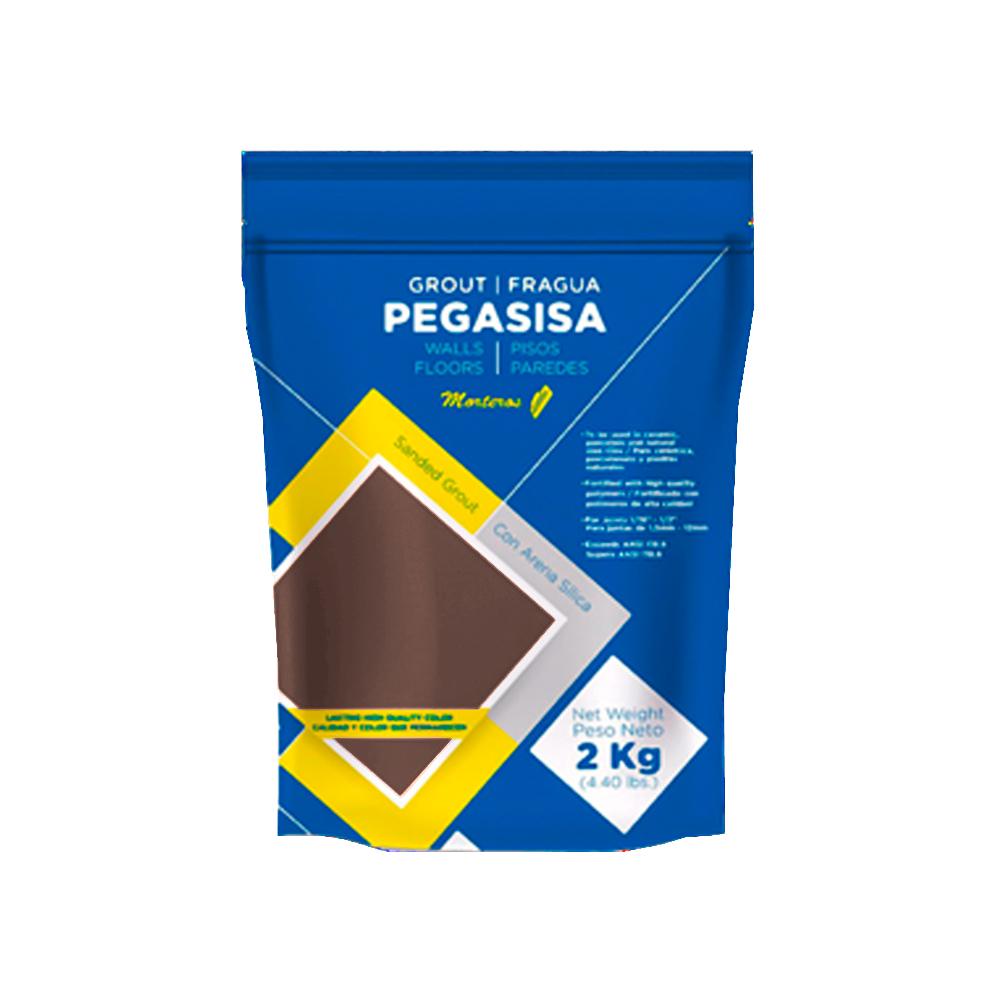 Fragua pegasisa con arena silica 2kg café oscuro