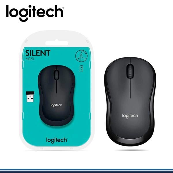 MOUSE LOGITECH INALAMBRICO M220 NEGRO