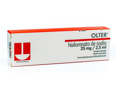 Olter 25 mg/2.5 ml solucion inyectable