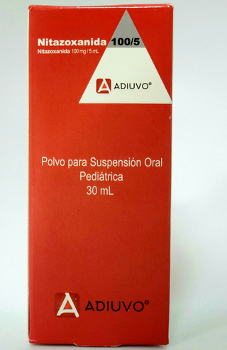 Nitazoxanida Adiuvo, suspensión, frasco 30ml