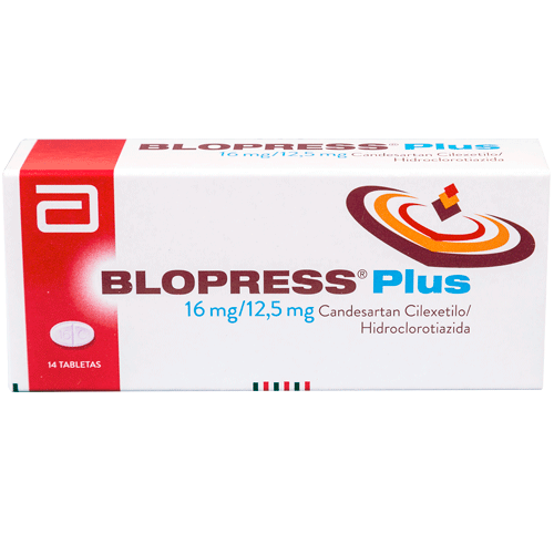 BLOPRESS PLUS TABLETAS 16 MG / 12.5 MG