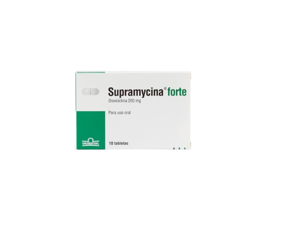 SUPRAMYCINA 200 MG FORTE TABLETAS VÍA ORAL