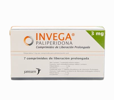 INVEGA 3 MG 7 TABLETAS