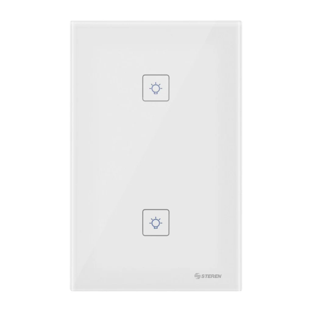 Steren Apagador Touch Wi-Fi Doble, SHOME-110