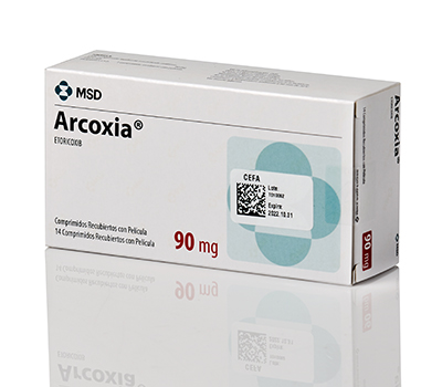 ARCOXIA 90 MG TABLETAS VIA ORAL