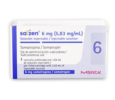 SAIZEN INY 6 MG SOLUCIÓN 5.83 MG / ML