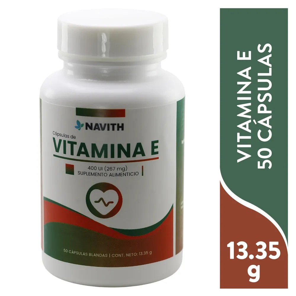 VitaminaE 400UI NAVITH 50 Capsulas