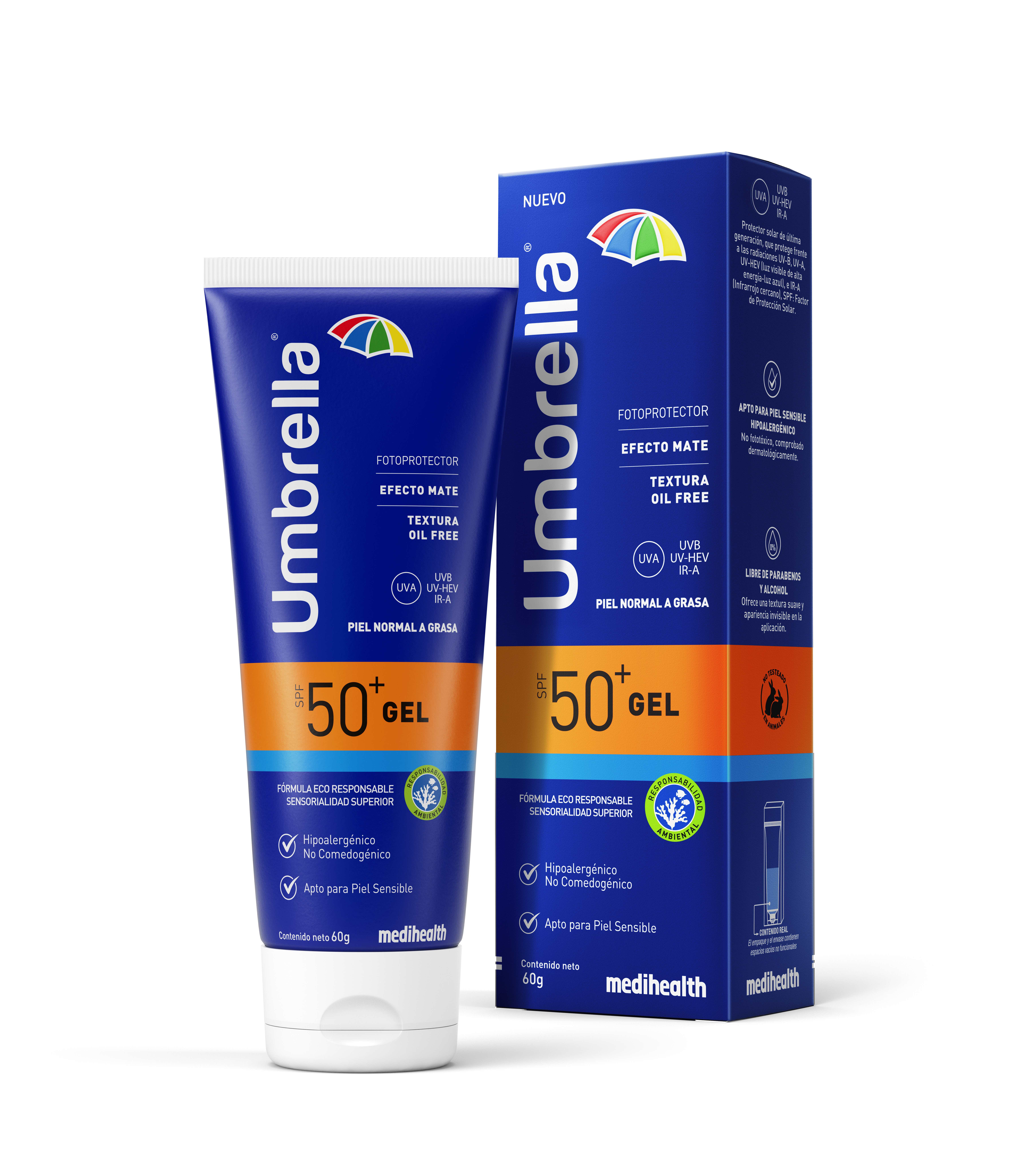 Umbrella Gel fotoprotector FPS50+ 60g