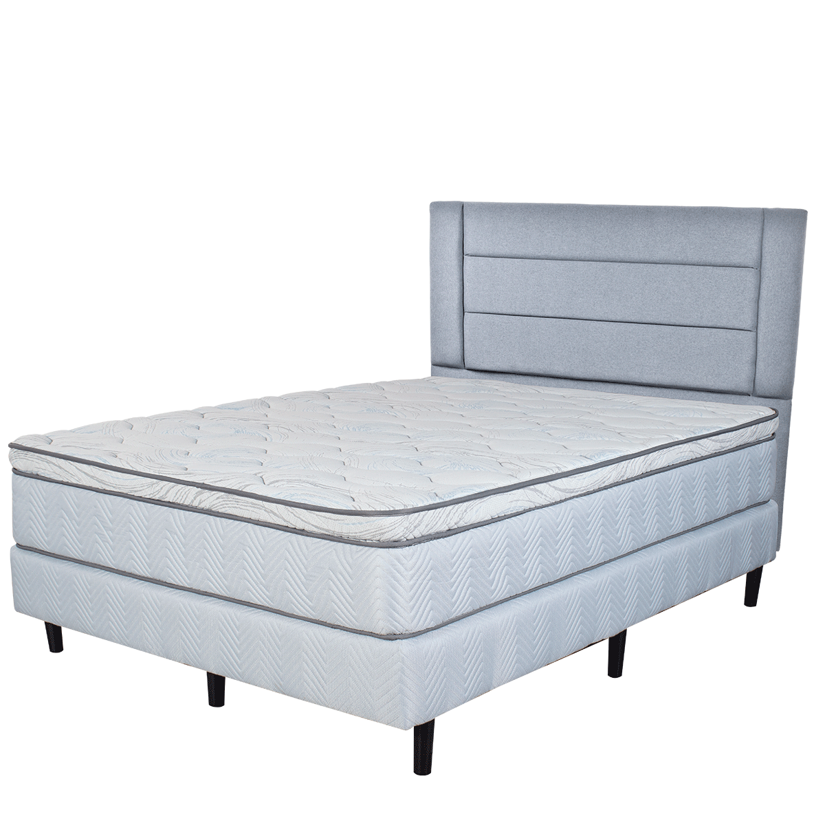 Set Colchón Queen Sleepland Posh Combo