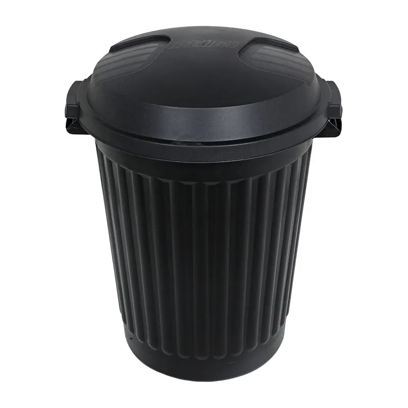 Basurero 20 gal con tapa negro