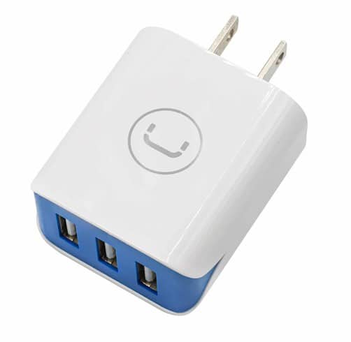 Cargador UNNO TEKNO para celular de pared – 3 puertos USB Carga rapida 3.1A