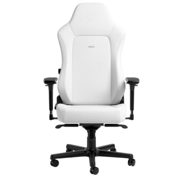 Silla Ergonómica Noblechairs Gaming Hero Cuero Sintético NBL-HRO-PU-WED – Blanco